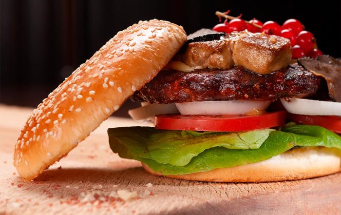 Hamburguesa amb foie gras